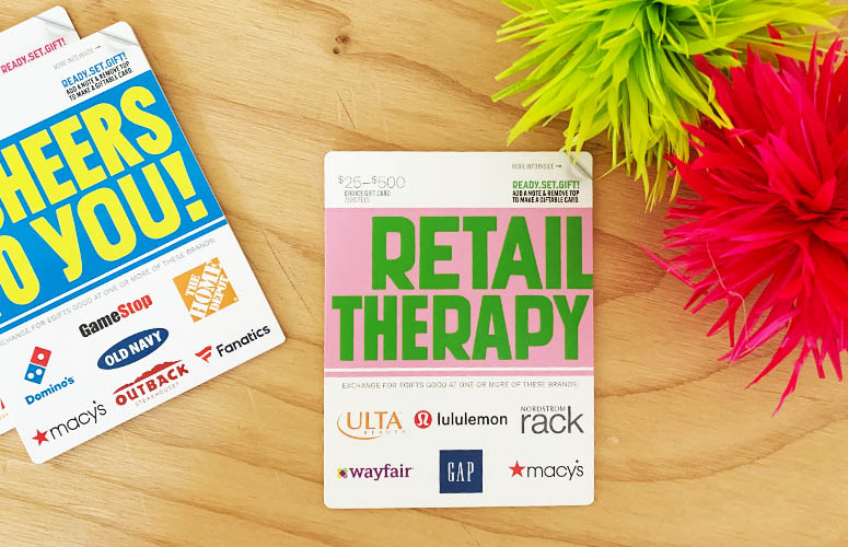 Check Out the NEW Retail Therapy Gift Cards!