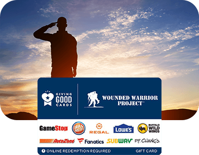 Giving Good - Wounded Warrior Project Gift Card