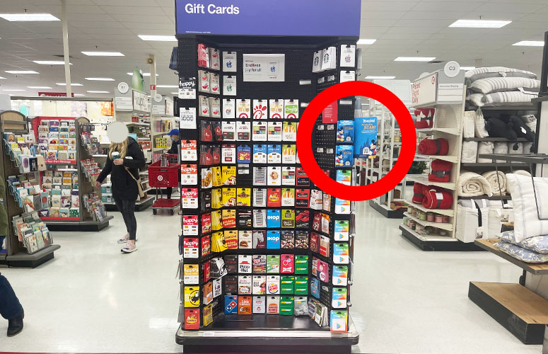 scan it card on target display